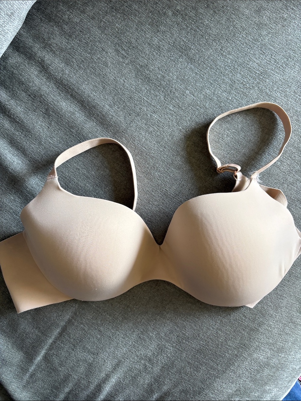 SPANX Nude Seamless Molded T-Shirt Bra - Light Tan